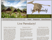Tablet Screenshot of live-pterodactyl.com